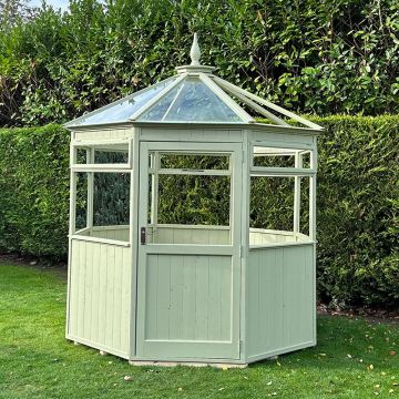 7'10 x 7'10 Coppice Thetford Octagonal Painted Wooden Greenhouse (2.39m x 2.39m)