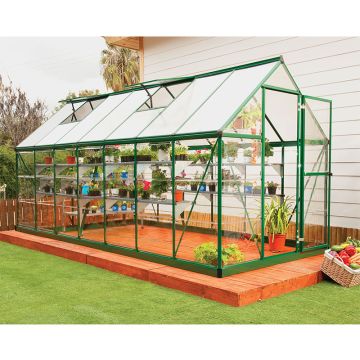 6'x14' (1.8x4.2m) Palram Hybrid Green Greenhouse
