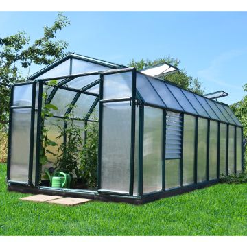 Rion Hobby Gardner 8x16 Green Greenhouse
