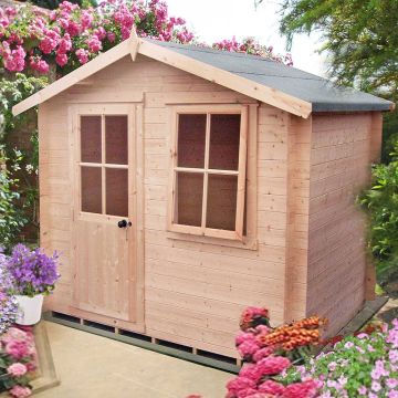 Shire Avesbury 2.8m x 2.7m Log Cabin Summerhouse (19mm)
