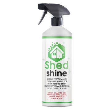 Shed Shine 500ml - Resin Plastic Cleaner
