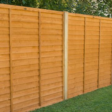 Forest 6' x 6' Straight Cut Overlap Fence Panels (1.83m x 1.83m)