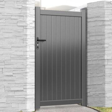 Devon Premium Aluminium Side Gate - Grey