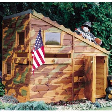 6' x 4' (1.79x1.19m) Shire Command Post Playhouse
