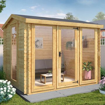 Mercia 3m x 2.5m Log Cabin Summer House (19mm)