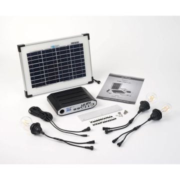 Solartech Premium Garden Building Solar Lighting Kit 5 - Suitable for Gazebos up to 5m x 4m (16' x 14')