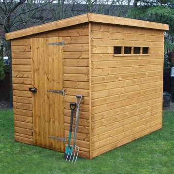 12' x 6' Traditional Pent Wooden Security Garden Shed (3.66m x 1.83m)
