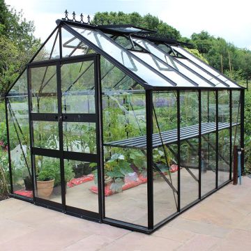 8' x 14' Eden Blockley Greenhouse in Green (2.56m x 4.41m)
