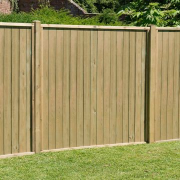 6ft (1.83m) High Forest Vertical Tongue and Groove Fence Panel