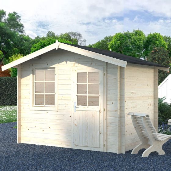 Palmako Klara 3m x 2m Log Cabin Summerhouse (28mm)