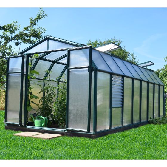 Rion Hobby Gardner 8x16 Green Greenhouse
