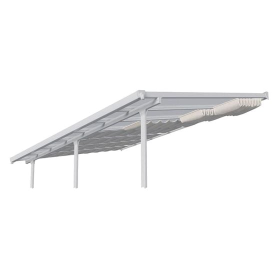 (3m x 6.10m) Palram Patio Cover Roof Blinds - White
