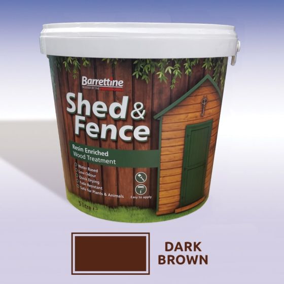Shed and Fence Treatment (5L) - Dark Brown