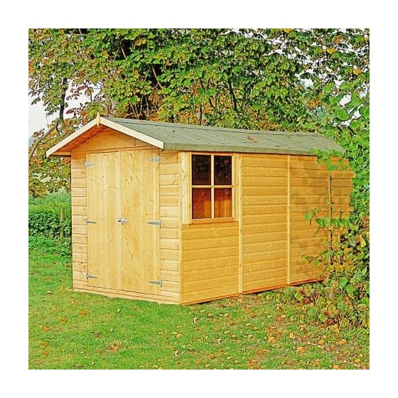 13'2 x 6'6  (4.03x1.98m) Shire Jersey Double Door Shed