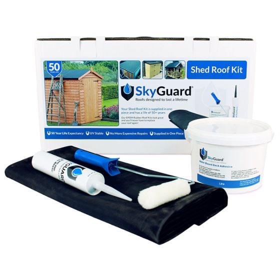 6'x4' SkyGuard EPDM Garden Building & Shed Roof Kit - Replacement Covering