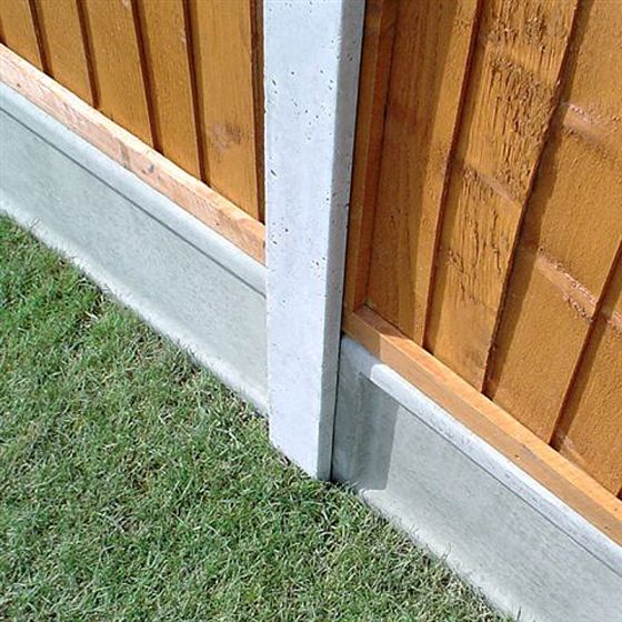 8ft x 4 x 3in (2.36mx106x84mm) Lightweight Concrete Fence Post
