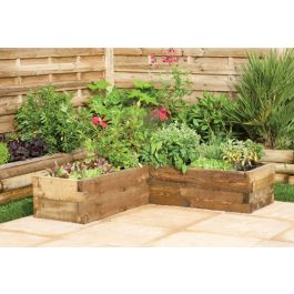 Forest Caledonian Corner Raised Bed 4'x4' (1.3x1.3m)