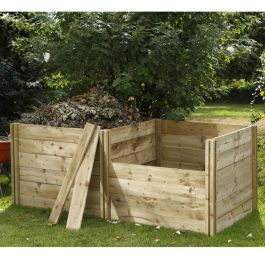 3'6 x 3'6 Forest Wooden Composter Extension Kit (1.06x1.06m)