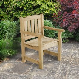Forest Rosedene Wooden Garden Chair 2'x2' (0.64x0.6m)