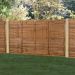 Forest 6’ x 4’ Brown Pressure Treated Super Lap Fence Panel
