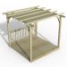8' x 8' Forest Pergola Deck Kit with Canopy No. 2 (2.4m x 2.4m)