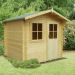 10'6 x 10'6 (3.19x3.19m) Shire Montford Log Cabin