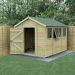 10' x 8' Forest Timberdale 25yr Guarantee Tongue & Groove Pressure Treated Apex Shed – 4 Windows (3.06m x 2.52m)