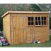10' x 6' Traditional Heavy Duty Pent Wooden Garden Shed (3.05m x 1.83m)
