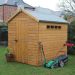12' x 6' Traditional Apex Wooden Security Garden Shed