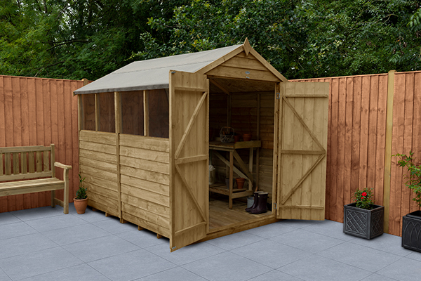 Shed Roof Designs &amp; Types: Which is Better Apex or Pent? [UPDATED]