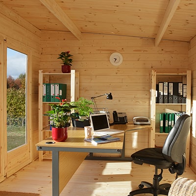 Working from your garden shed – the options