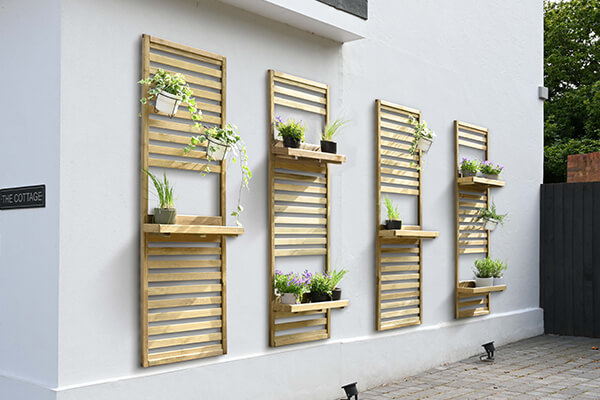 Vertical Wall-Mounted Planters