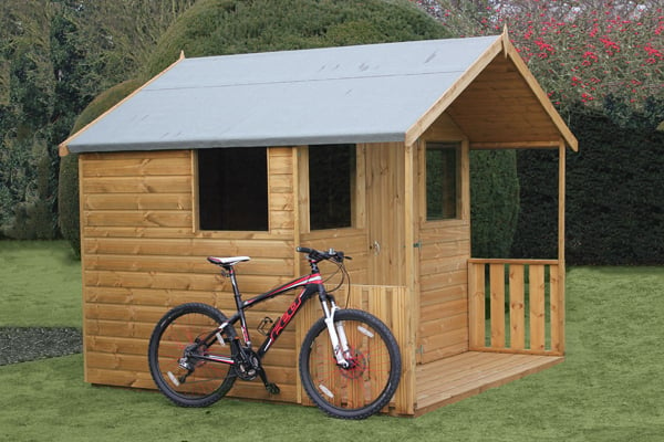 6x8 shed with veranda