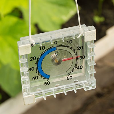 a greenhouse thermometer
