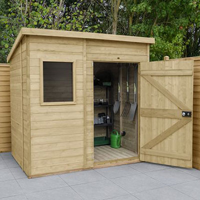 a 7x5 tongue and groove pent shed