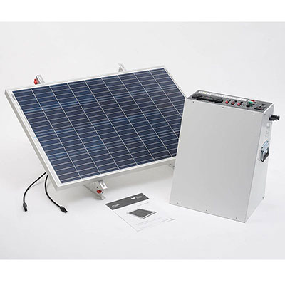 a solar power station for sheds and garden buildings