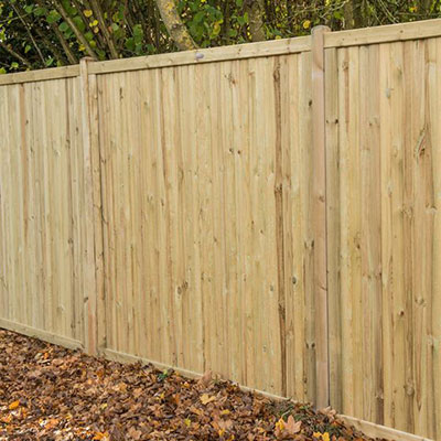 a 6x6 tongue and groove fence panel, designed to reduce noise pollution