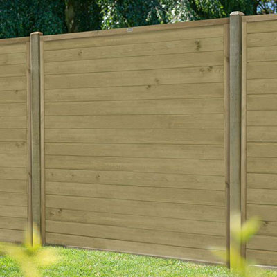 6x6 horizontal tongue and groove fence panels