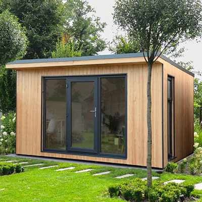 a 4x3m insulated garden office