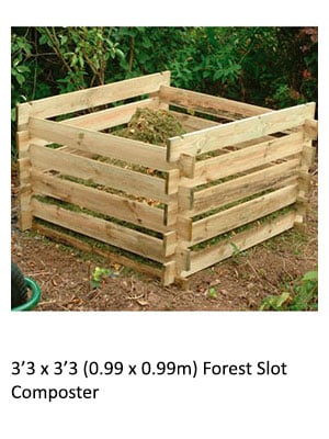 3'3 x 3'3 Forest Slot Composter