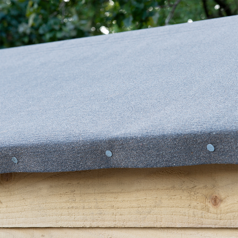 Roof felt on a Forest shed