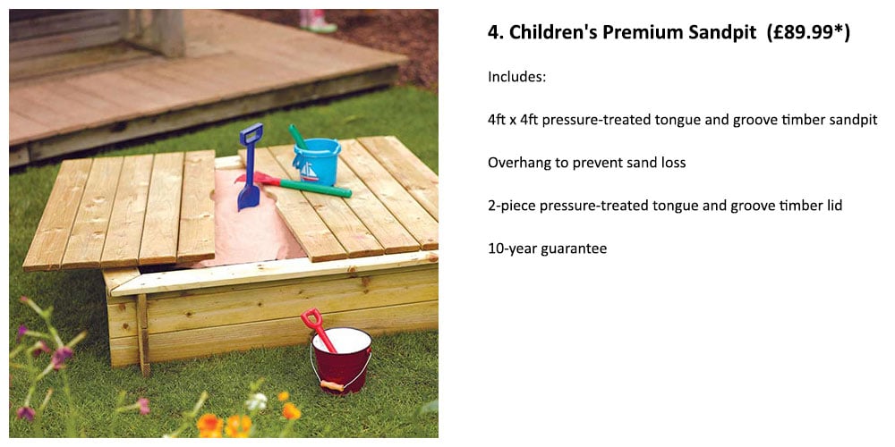 Children's Premium Sandpit