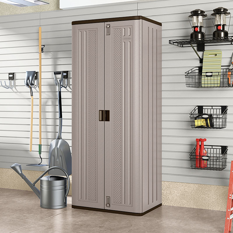 Suncast Tall Cabinet Grey Shedstore