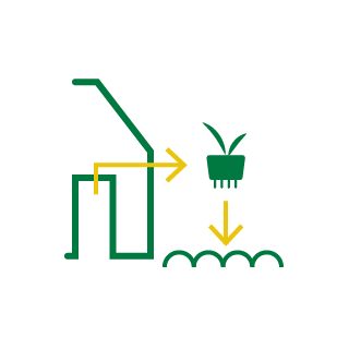 move greenhouse plants outside icon