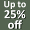 Up to 25 percent off
