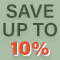 Save up to 10 percent on log cabins