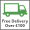 Free delivery for orders over 100 pounds